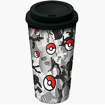Pokemon  Vaso De Café Para Llevar - Taza Reutilizable Para Te O
