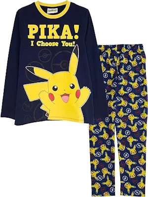 pijama pikachu negro