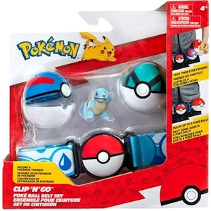 Cinturón Clip n go con figura de Squirtle
